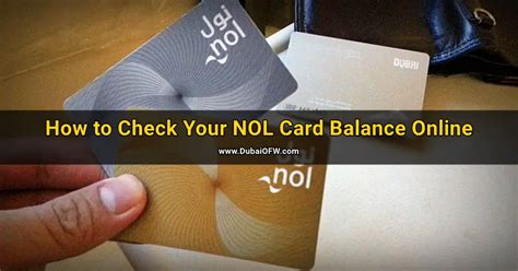 check my Nol Card balance